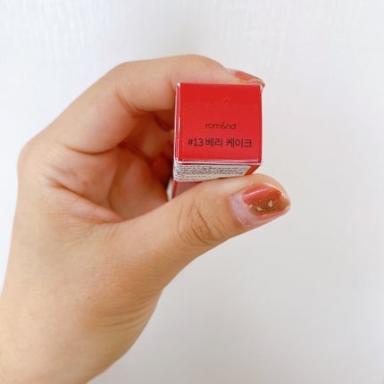 ゼロベルベットティント/rom&nd/リップティントを使ったクチコミ(8枚目)