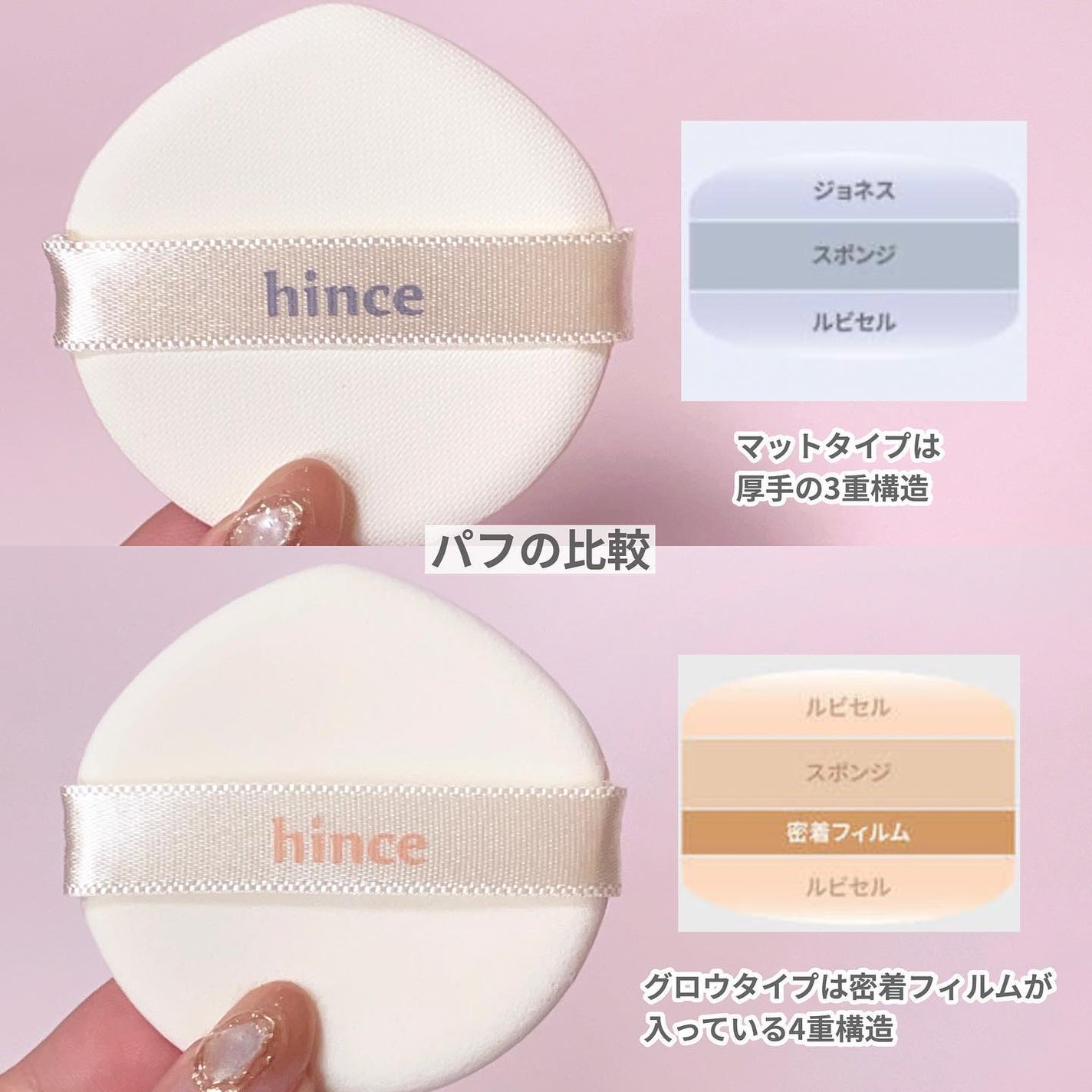 セカンドスキングロウクッション/hince/クッションファンデーションを使ったクチコミ(4枚目)