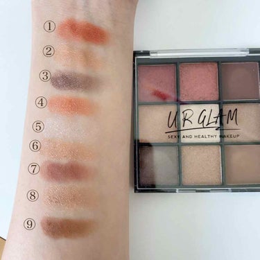 UR GLAM　BLOOMING EYE COLOR PALETTE/U R GLAM/アイシャドウパレットを使ったクチコミ（3枚目）