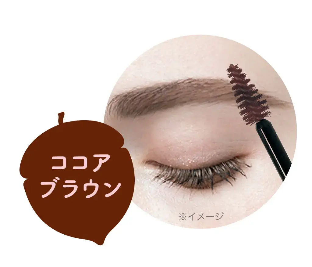 アヴァンセ アイブロウマスカラ&コート ココアブラウン チップ&デール(限定)