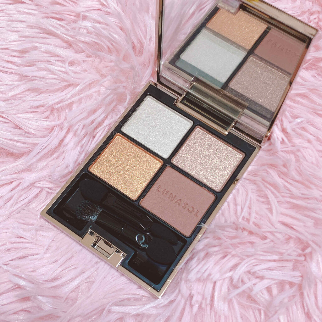 グリッター シャドウ カラー/rom&nd/グリッターを使ったクチコミ（1枚目）