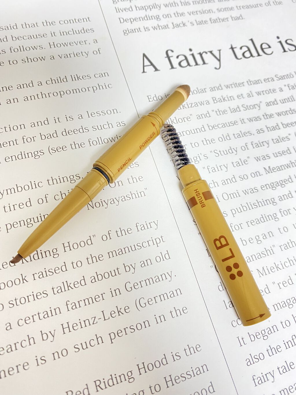 3in1アイブロウ ブラウン/LB/アイブロウペンシルを使ったクチコミ（2枚目）