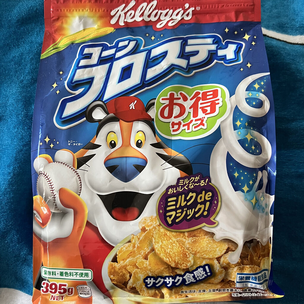 コーンフロスティ/ケロッグ/コーンフレークを使ったクチコミ（1枚目）