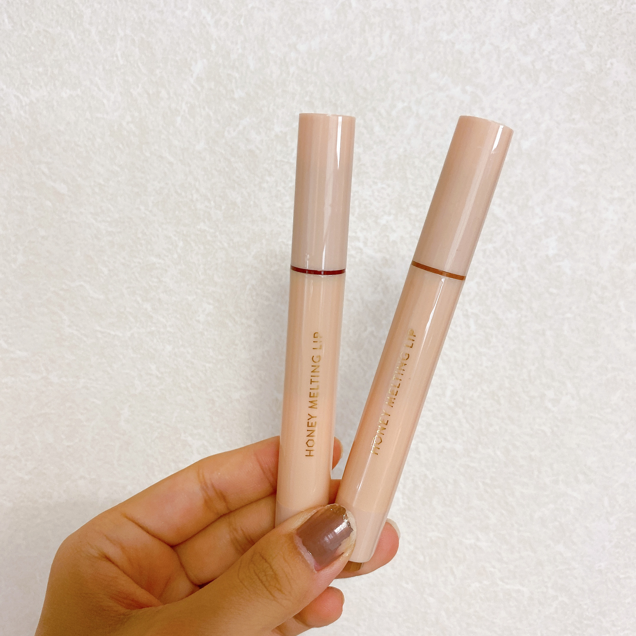 ハニーメルティングリップ 01 アプリコットティー/ネイチャーリパブリック/口紅を使ったクチコミ（2枚目）