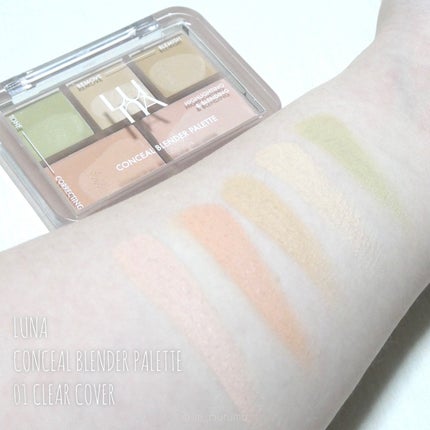 コンシールブレンダーパレット/LUNA/パレットコンシーラーを使ったクチコミ(5枚目)