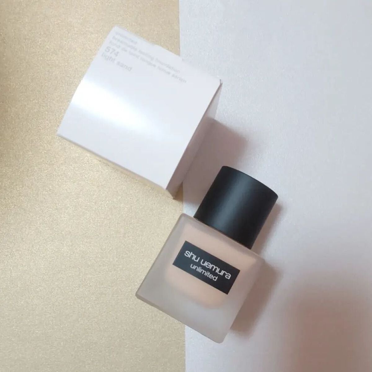 (旧)アンリミテッド ラスティング フルイド/shu uemura/リキッドファンデーションを使ったクチコミ(2枚目)