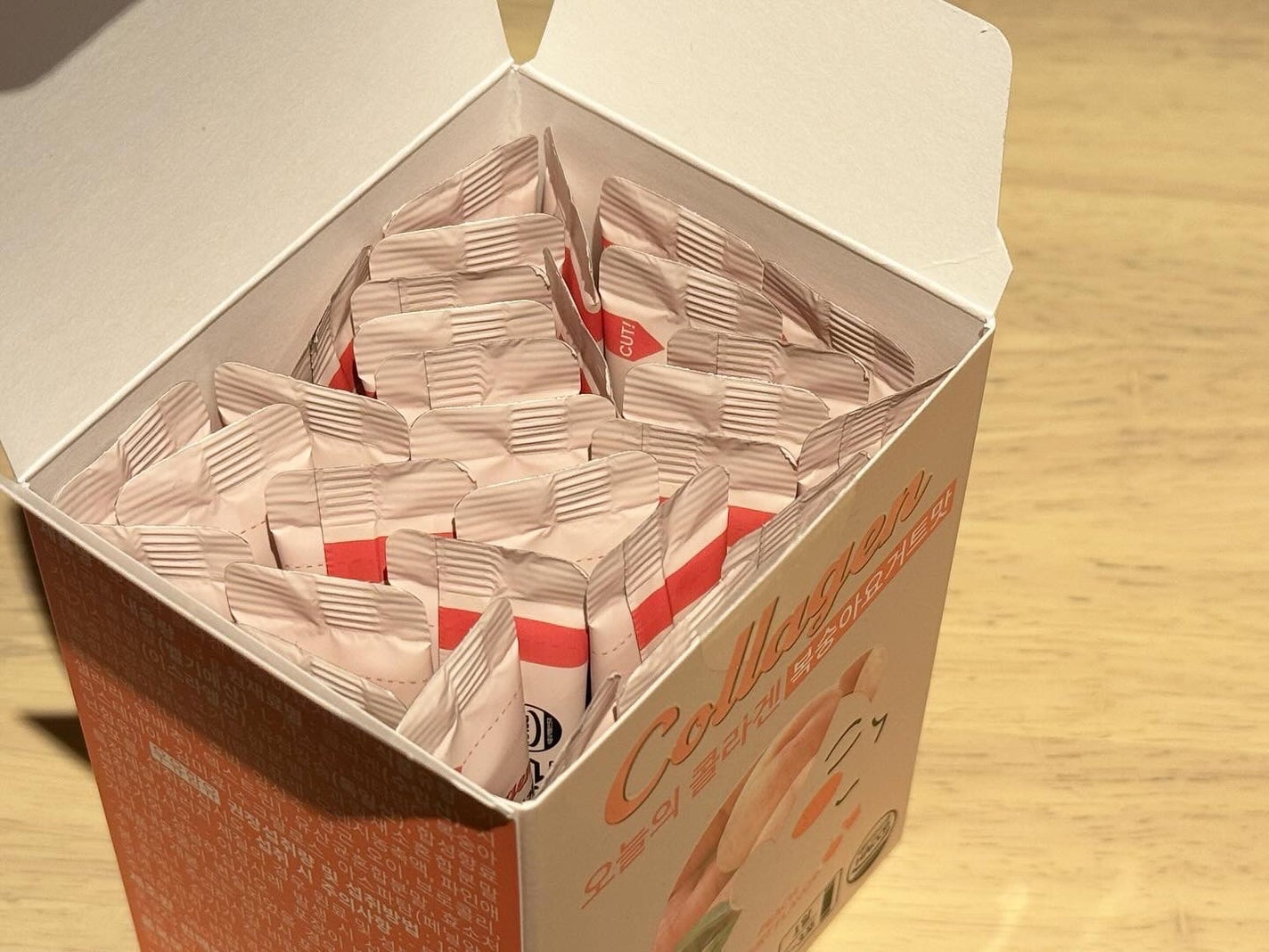 今日のコラーゲン 桃ヨーグルト/メディタミン/美容サプリメントを使ったクチコミ(3枚目)