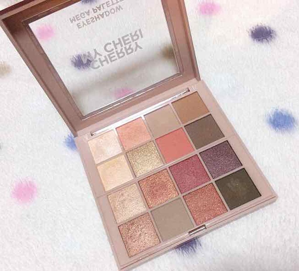 アイシャドウ メガパレット 01 CHERRY MY CHERI/ロレアル パリ/アイシャドウパレットを使ったクチコミ（1枚目）