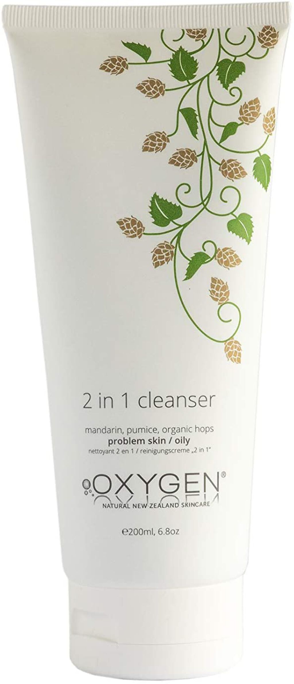 オキシジェン ナチュラルNZスキンケア ツーインワンクレンジングジェル