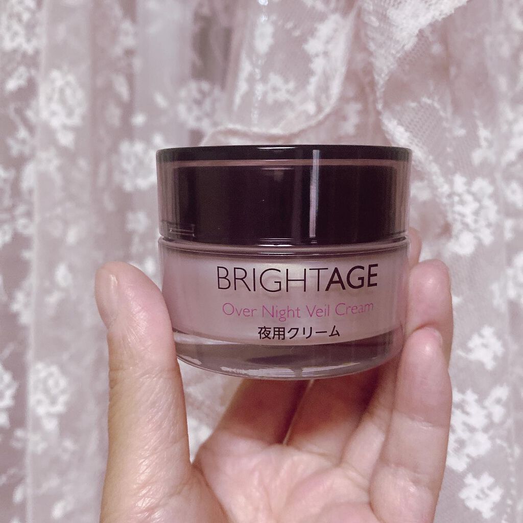 オーバーナイト ヴェールクリーム/BRIGHTAGE/フェイスクリームを使ったクチコミ（1枚目）