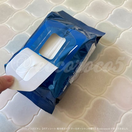 ボディシート 極冷感タイプ/メンズビオレ/ボディシートを使ったクチコミ(3枚目)