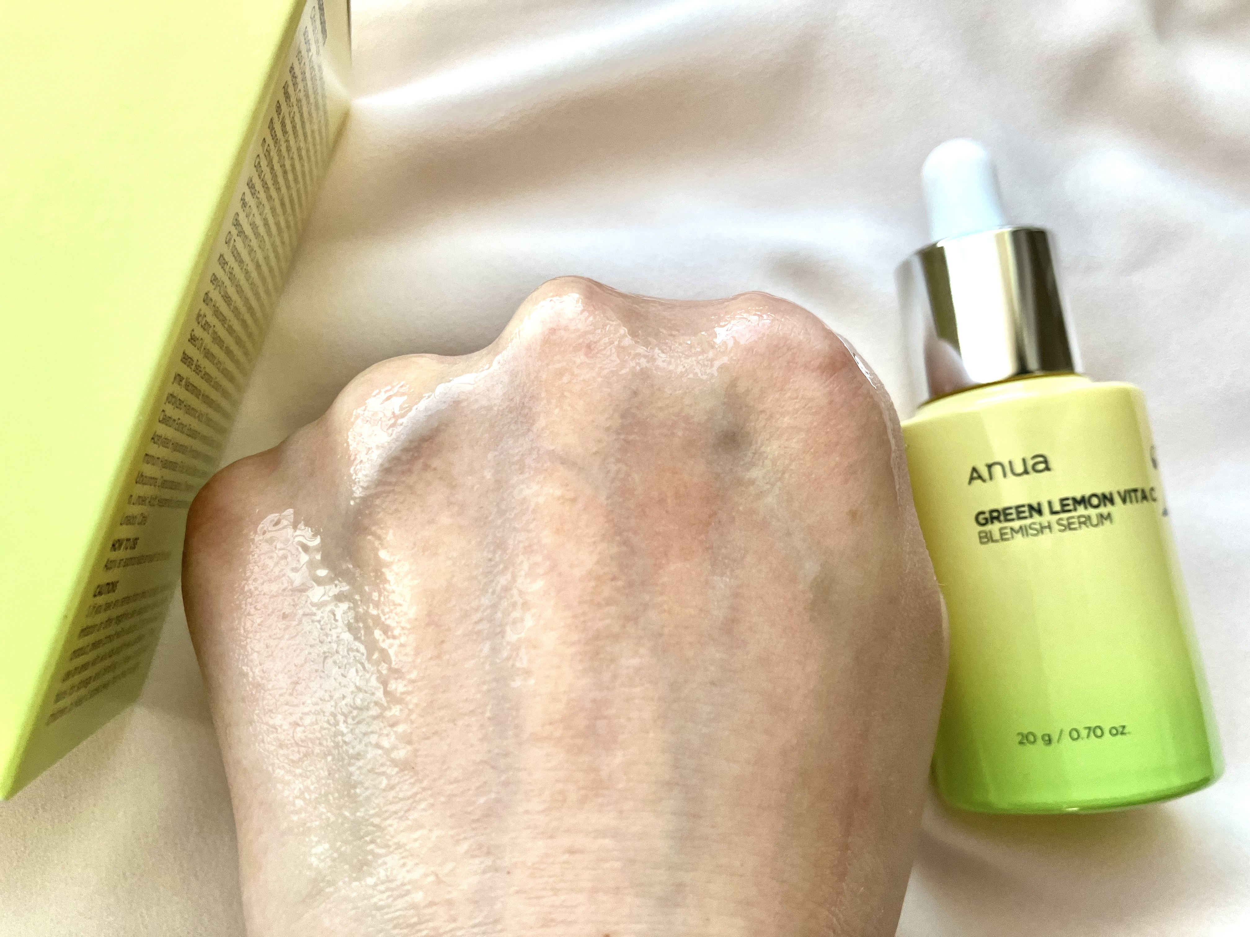 グリーンレモン ピュアビタC セラム/Anua/美容液を使ったクチコミ（3枚目）