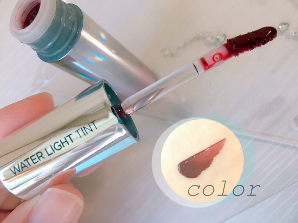 アピュー ウォーターライト ティント RD04/A’pieu/リップティントを使ったクチコミ（2枚目）