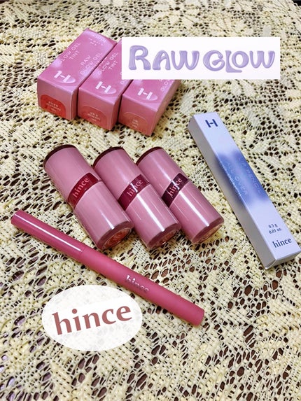 ロウグロウジェルティント/hince/リップティントを使ったクチコミ(1枚目)