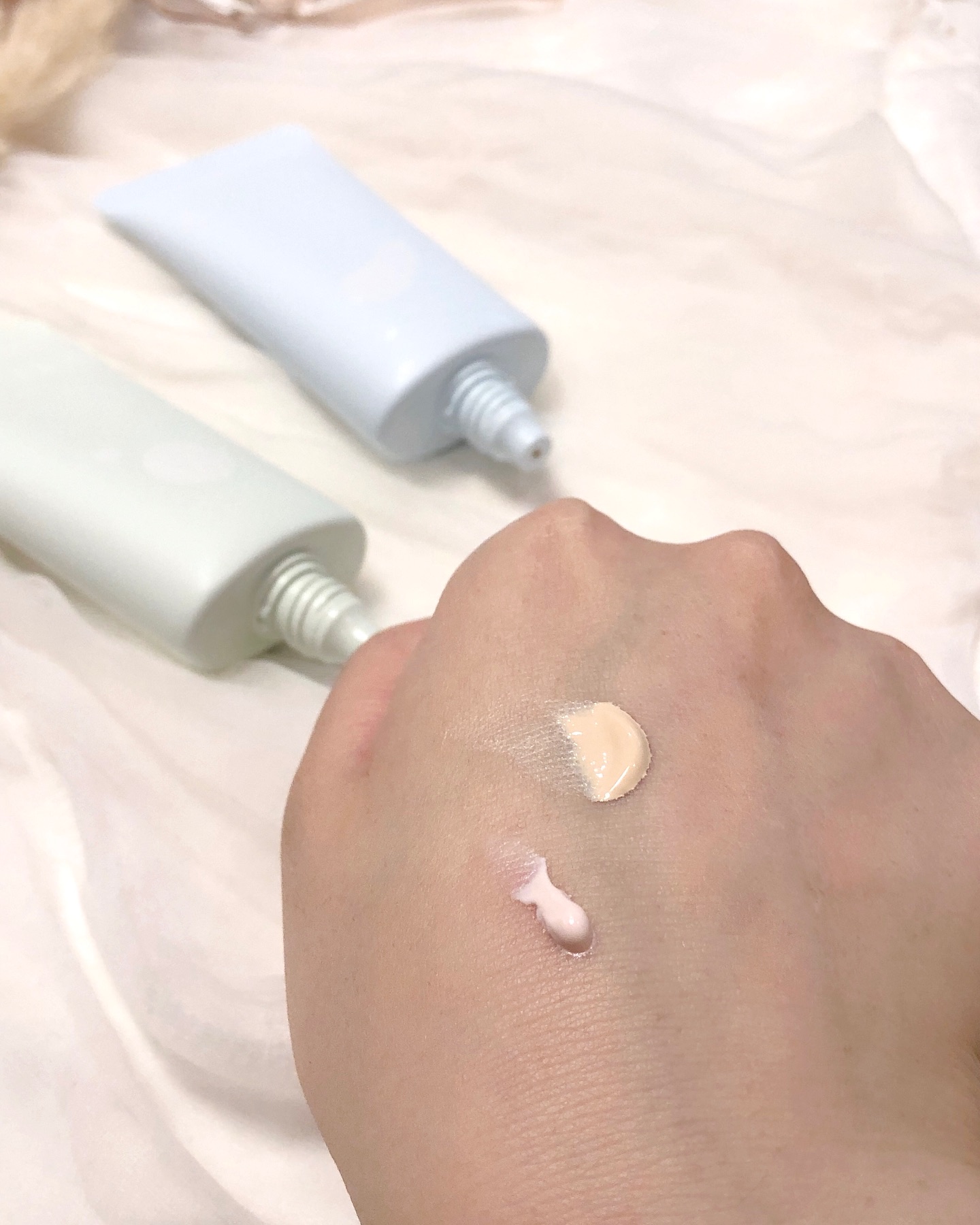 トーンアップクリーム グロウ/メークソリューション/化粧下地を使ったクチコミ（2枚目）