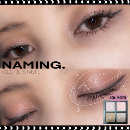 COLORFUL EYE PALETTE/NAMING./アイシャドウパレットを使ったクチコミ(4枚目)