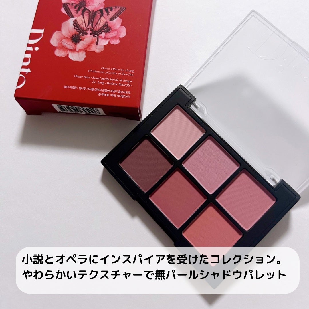 ブラーフィニシュシャドウパレット/Dinto/アイシャドウパレットを使ったクチコミ(2枚目)