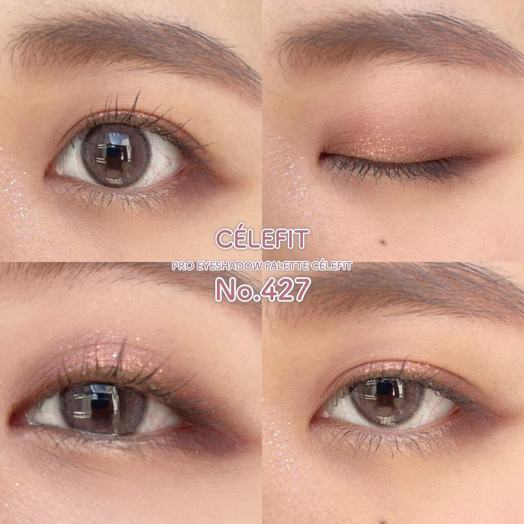 プロアイシャドウパレットセシル/CELEFIT/アイシャドウパレットを使ったクチコミ（3枚目）
