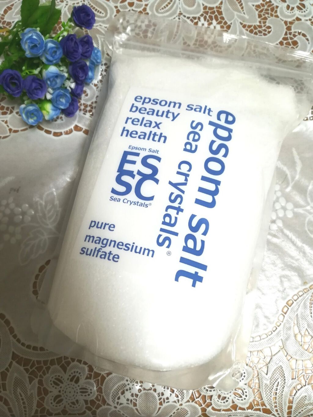シークリスタルス エプソムソルト オリジナル/sea crystals/無機塩系入浴剤を使ったクチコミ(1枚目)