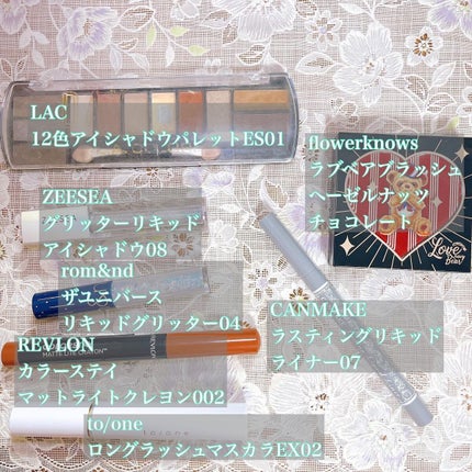 リキッド グリッター シャドウ/rom&nd/グリッターを使ったクチコミ(2枚目)