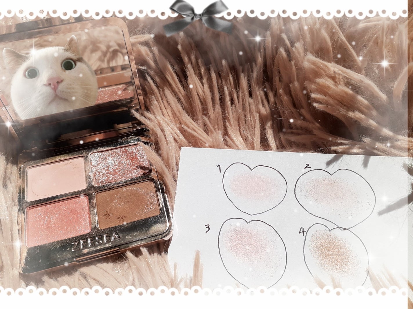 アニマルアイシャドウ(4シェード)/ZEESEA/アイシャドウパレットを使ったクチコミ(3枚目)