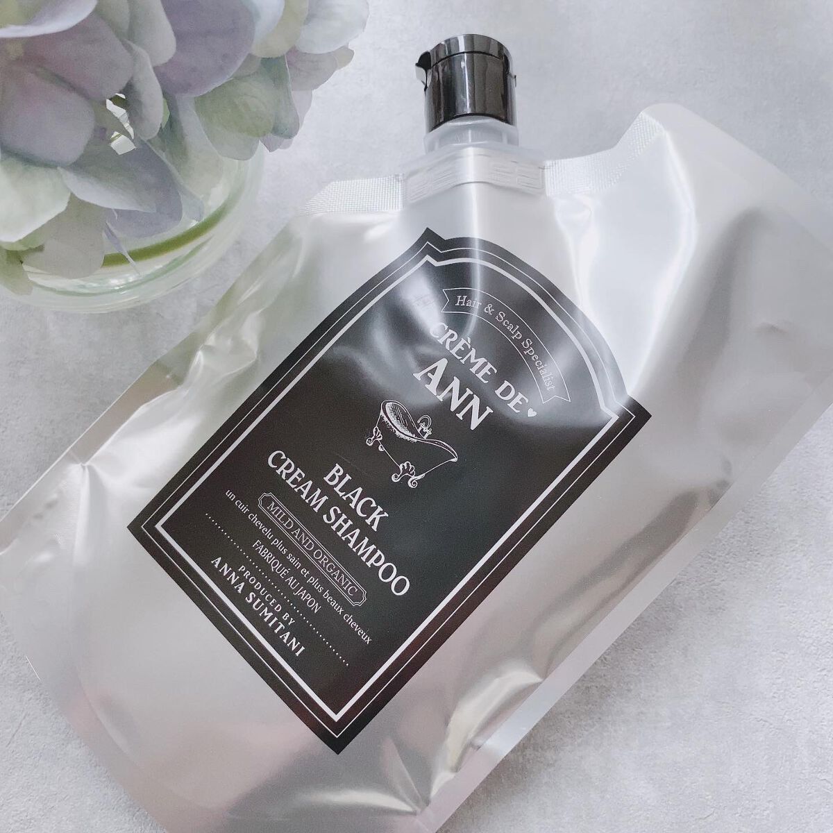 ブラッククリームシャンプー/creme de Ann/市販シャンプーを使ったクチコミ(2枚目)