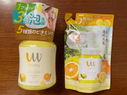 泡の洗顔料ビタホイップ 本体 300ml/マックス/泡洗顔を使ったクチコミ(1枚目)