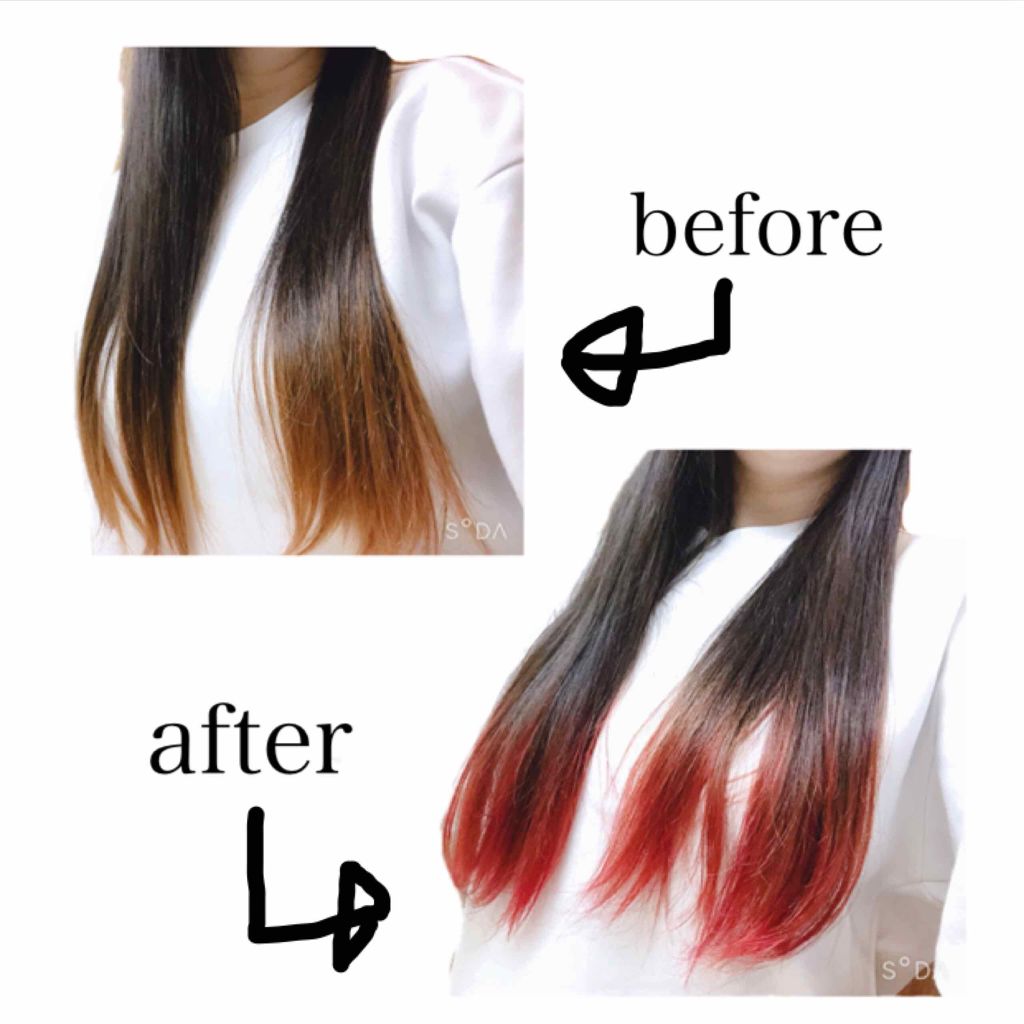 エンシェールズカラーバター/エンシェールズ/ヘアカラーを使ったクチコミ（3枚目）