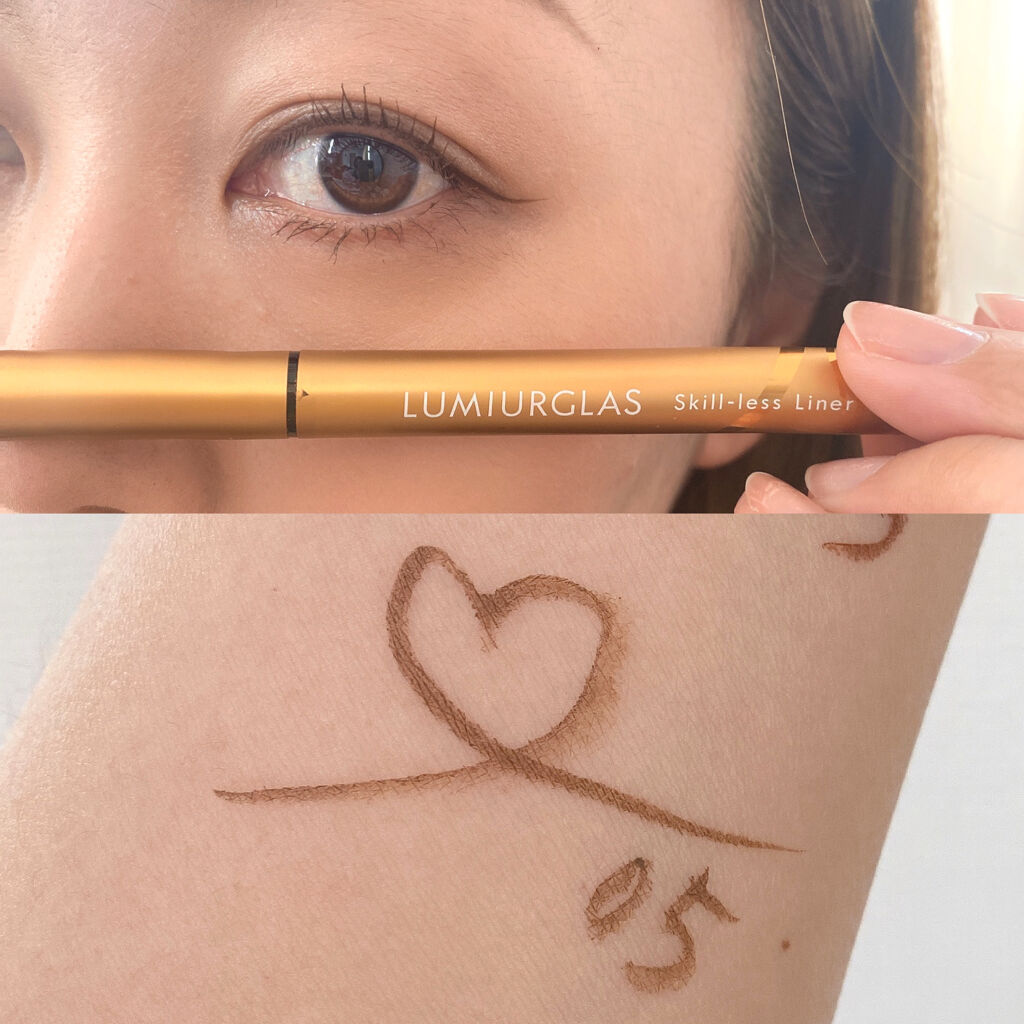 スキルレスライナー/LUMIURGLAS/リキッドアイライナーを使ったクチコミ（2枚目）
