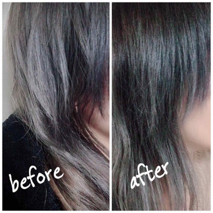 ヘアーオイル【シャイニーブラック】/ellips/ヘアオイルを使ったクチコミ(4枚目)