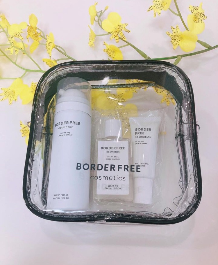 ミニサイズスキンケアセット/BORDER FREE cosmetics/トライアルキットを使ったクチコミ（1枚目）
