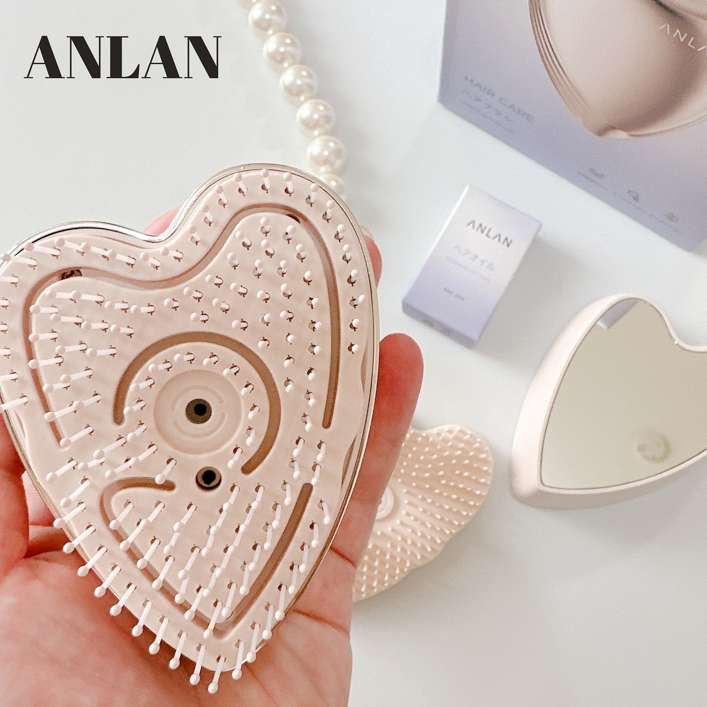 グロウケアブラシ/ANLAN/ヘアブラシを使ったクチコミ（1枚目）