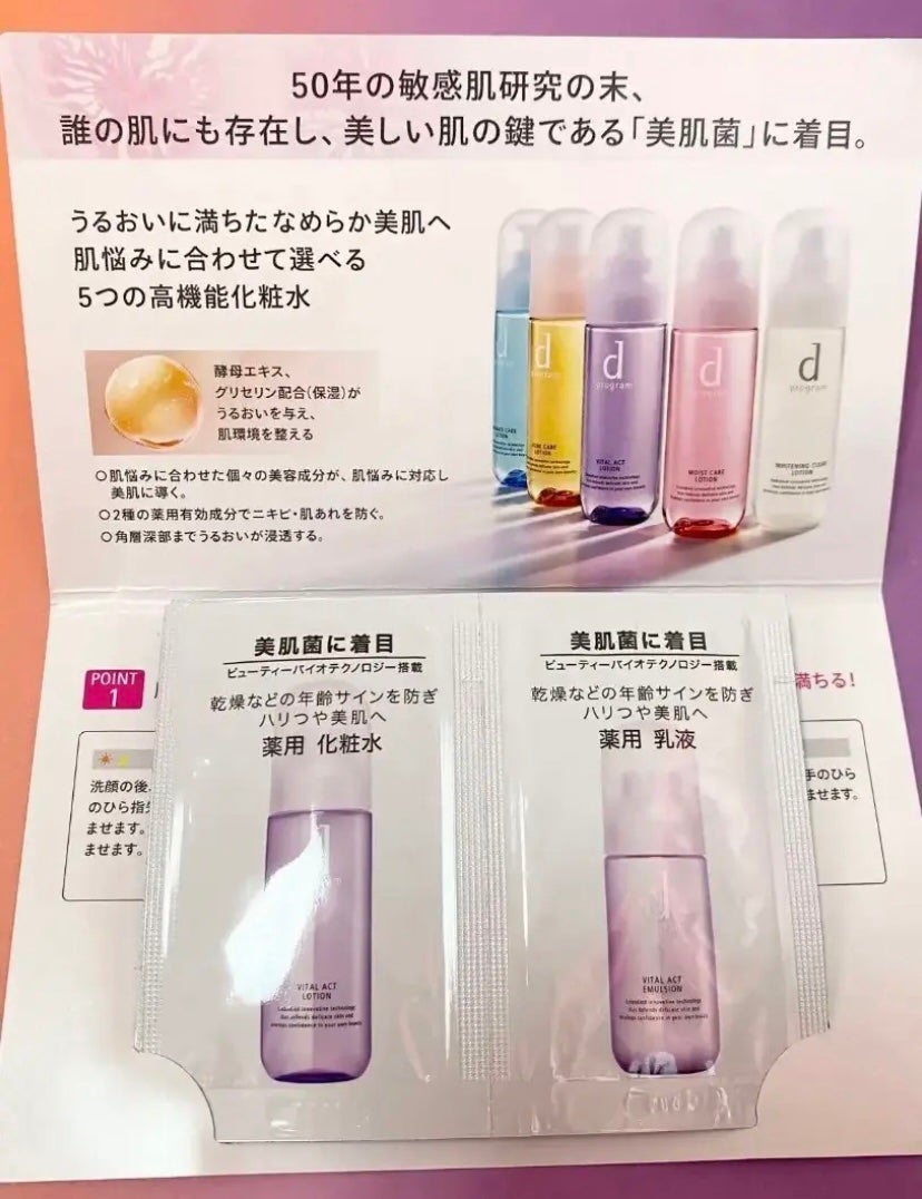 バイタルアクト ローション MB/d プログラム/化粧水を使ったクチコミ(1枚目)