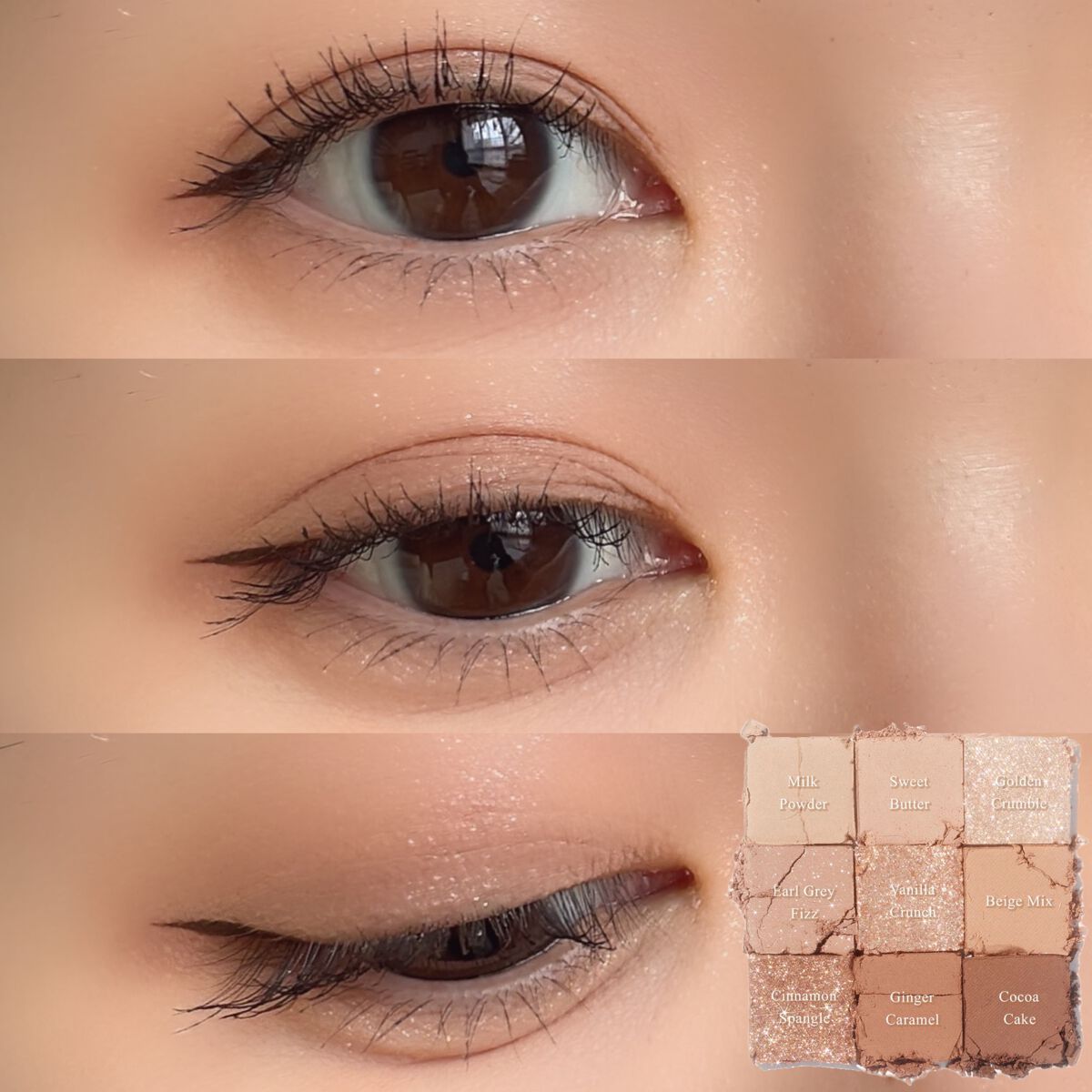 KEYBO FALL IN LOVE SHADOW PALETTE/keybo/アイシャドウパレットを使ったクチコミ(4枚目)