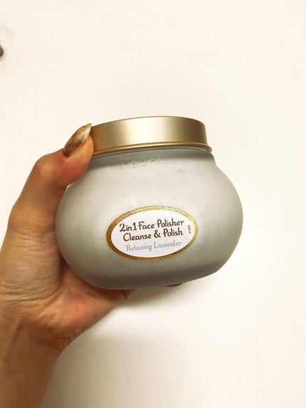 フェイスポリッシャー リラクシング(ラベンダー)/SABON/スクラブ・ゴマージュを使ったクチコミ(1枚目)