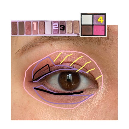 プレイカラー アイシャドウ/ETUDE/アイシャドウパレットを使ったクチコミ(2枚目)