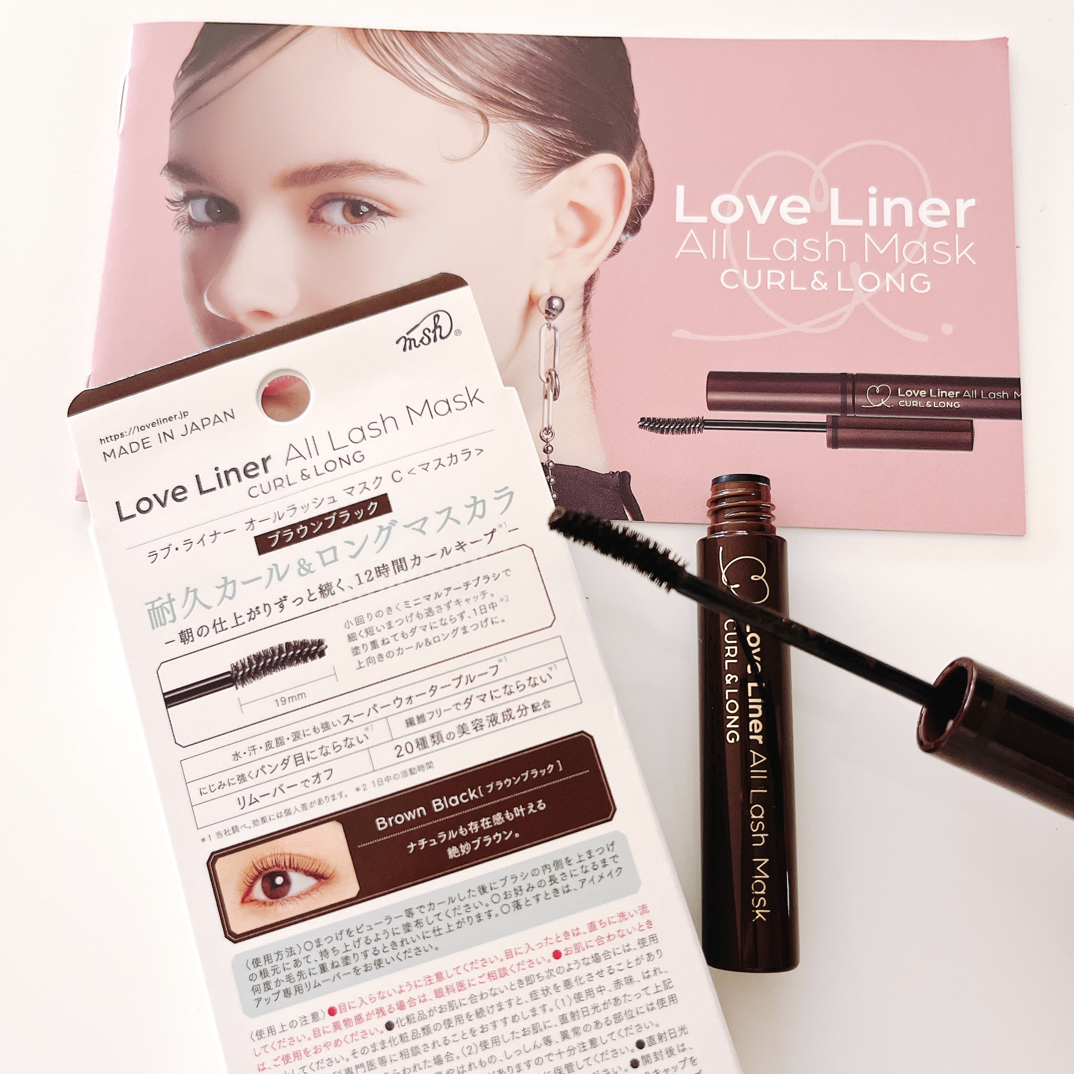 オールラッシュ マスク カール＆ロング＜マスカラ＞ ブラウンブラック/ラブ・ライナー/マスカラを使ったクチコミ（3枚目）
