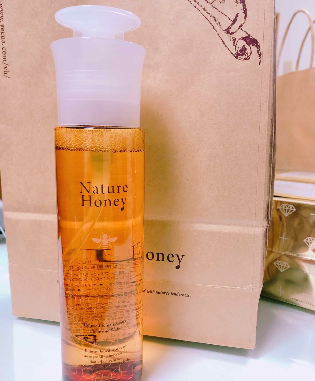 ネイチャーハニー やさしく潤うクレンジング洗顔水/VECUA Honey/クレンジングウォーターを使ったクチコミ（2枚目）
