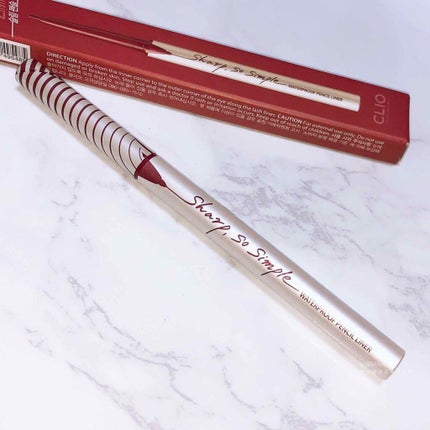 シャープ ソ シンプル ウォータープルーフ ペンシル ライナー/CLIO/ペンシルアイライナーを使ったクチコミ(2枚目)