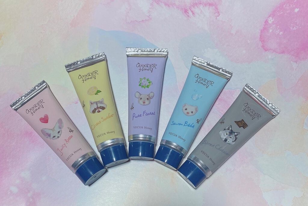 ワンダーハニー はちみつの森のハンドクリームギフト/VECUA Honey/トライアルキットを使ったクチコミ（2枚目）