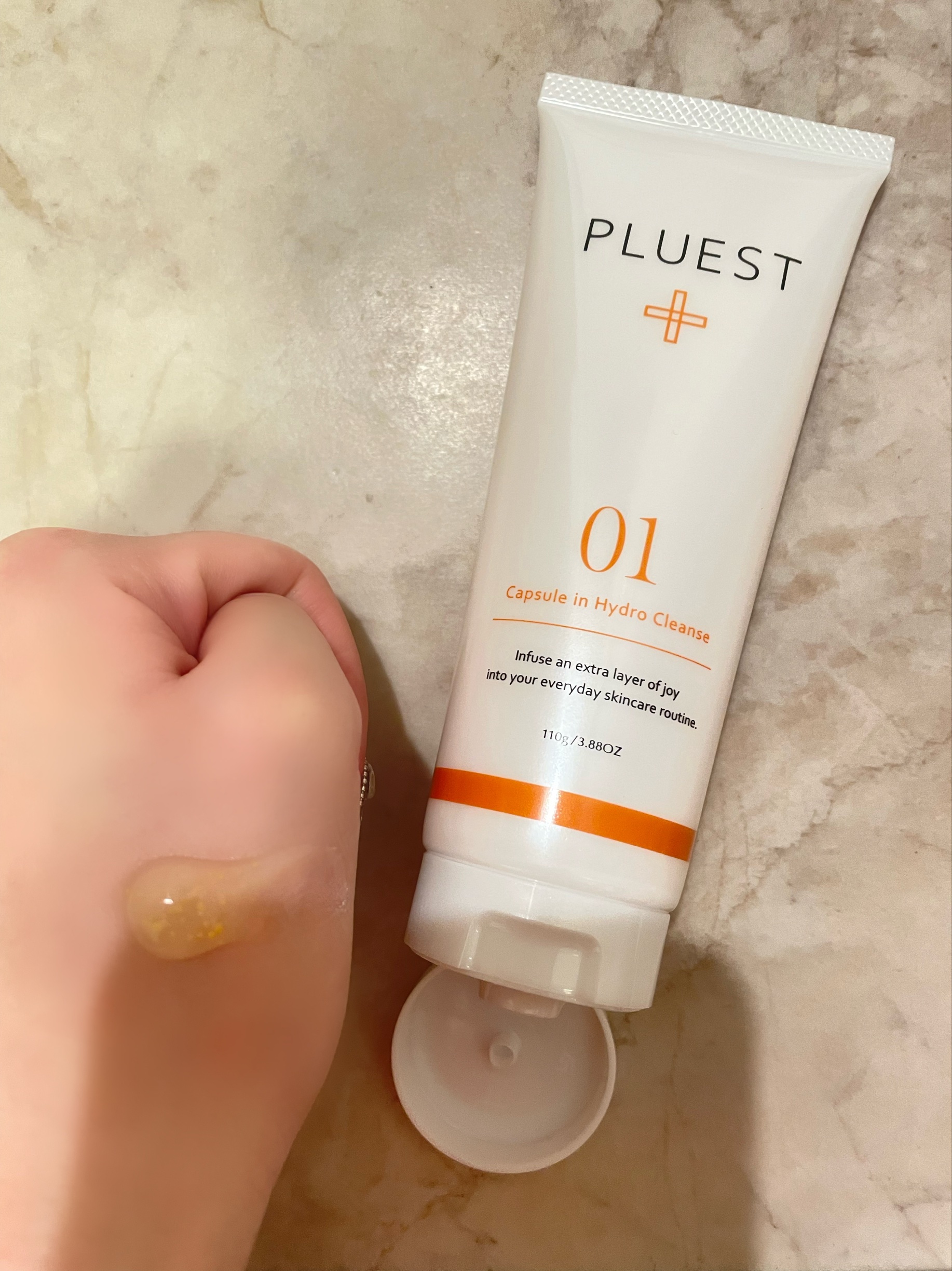 カプセルインハイドロクレンズ/PLUEST/クレンジングジェルを使ったクチコミ（2枚目）
