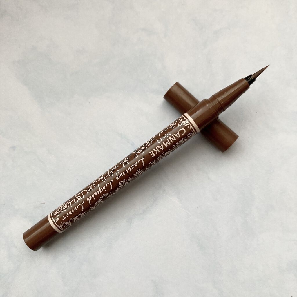 ラスティングリキッドライナー/キャンメイク/リキッドアイライナーを使ったクチコミ（2枚目）