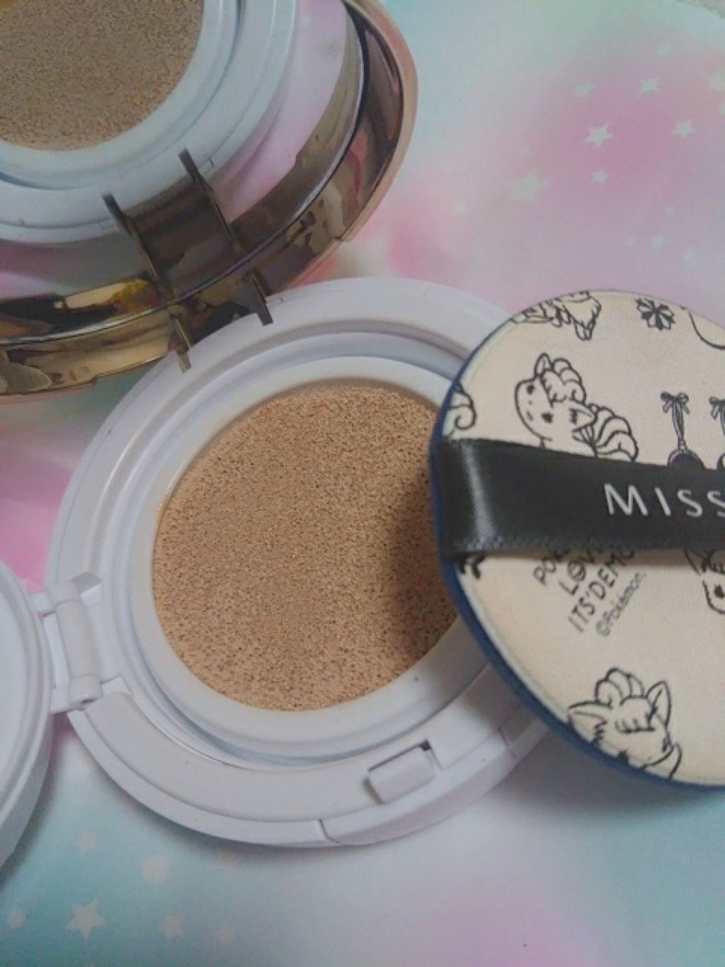 M クッション ファンデーション(モイスチャー)/MISSHA/クッションファンデーションを使ったクチコミ(2枚目)