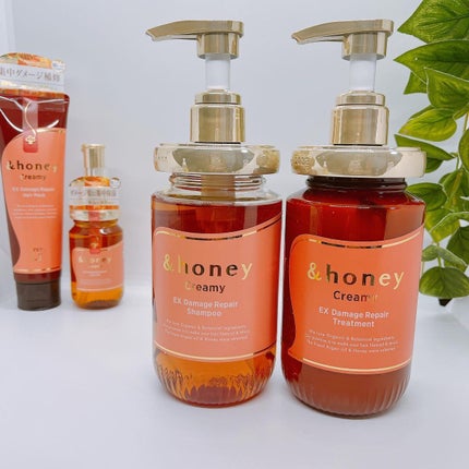 Creamy EXダメージリペアシャンプー1.0/ヘアトリートメント2.0/&honey/市販シャンプーを使ったクチコミ(1枚目)