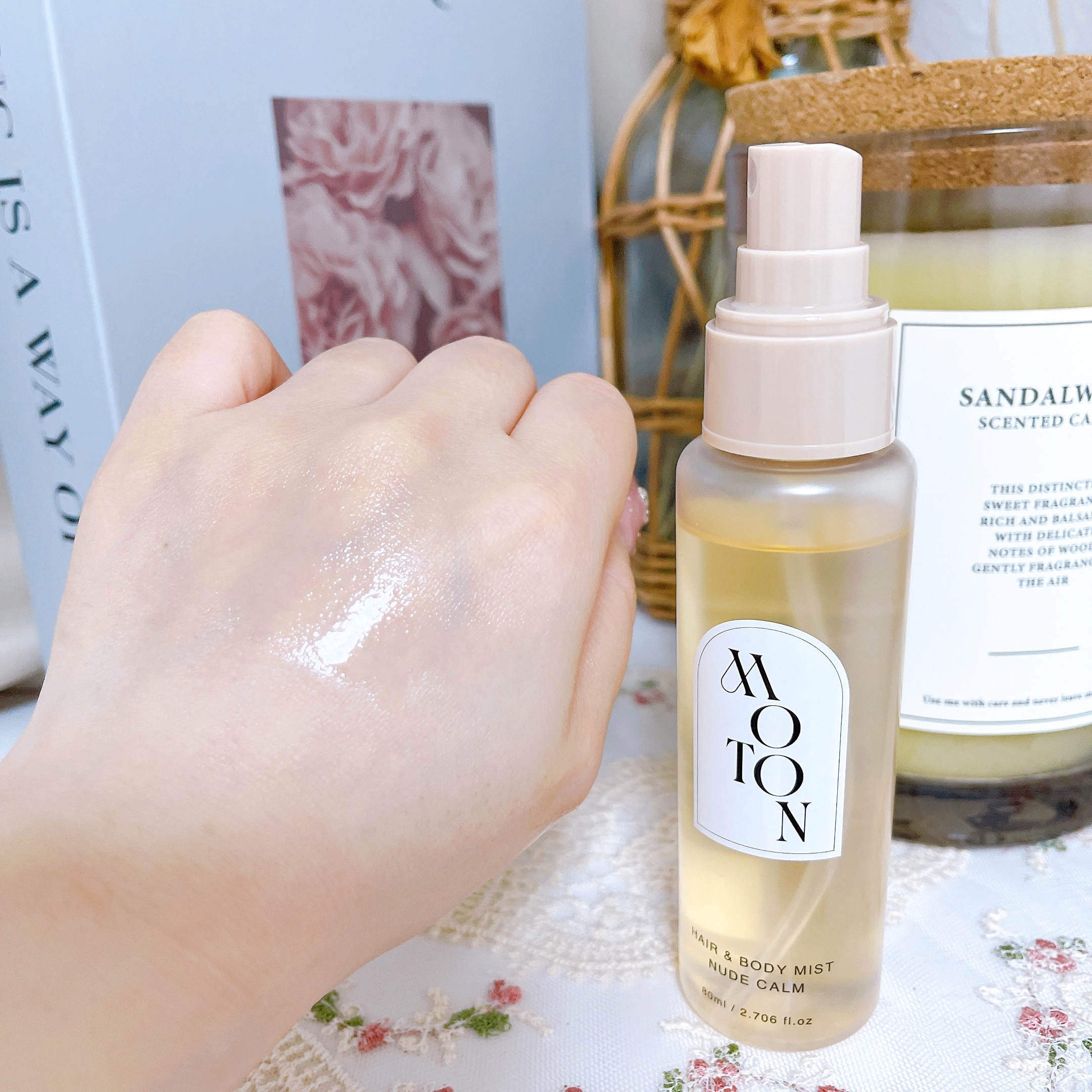 MOTON ヘア&ボディミスト ヌードカルム/MOTON/香水(レディース)を使ったクチコミ（3枚目）