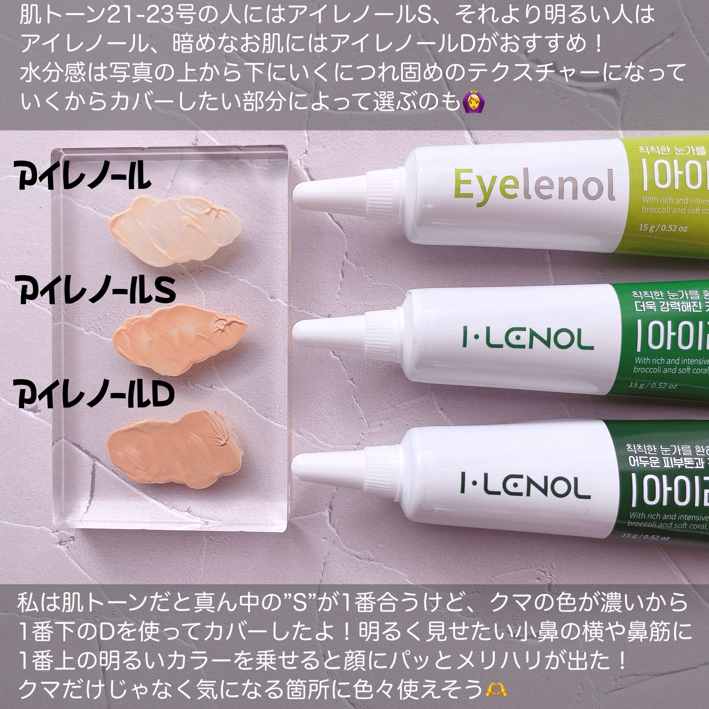 アイレノール クマクリーム/IRENOL/アイケア・アイクリームを使ったクチコミ（3枚目）