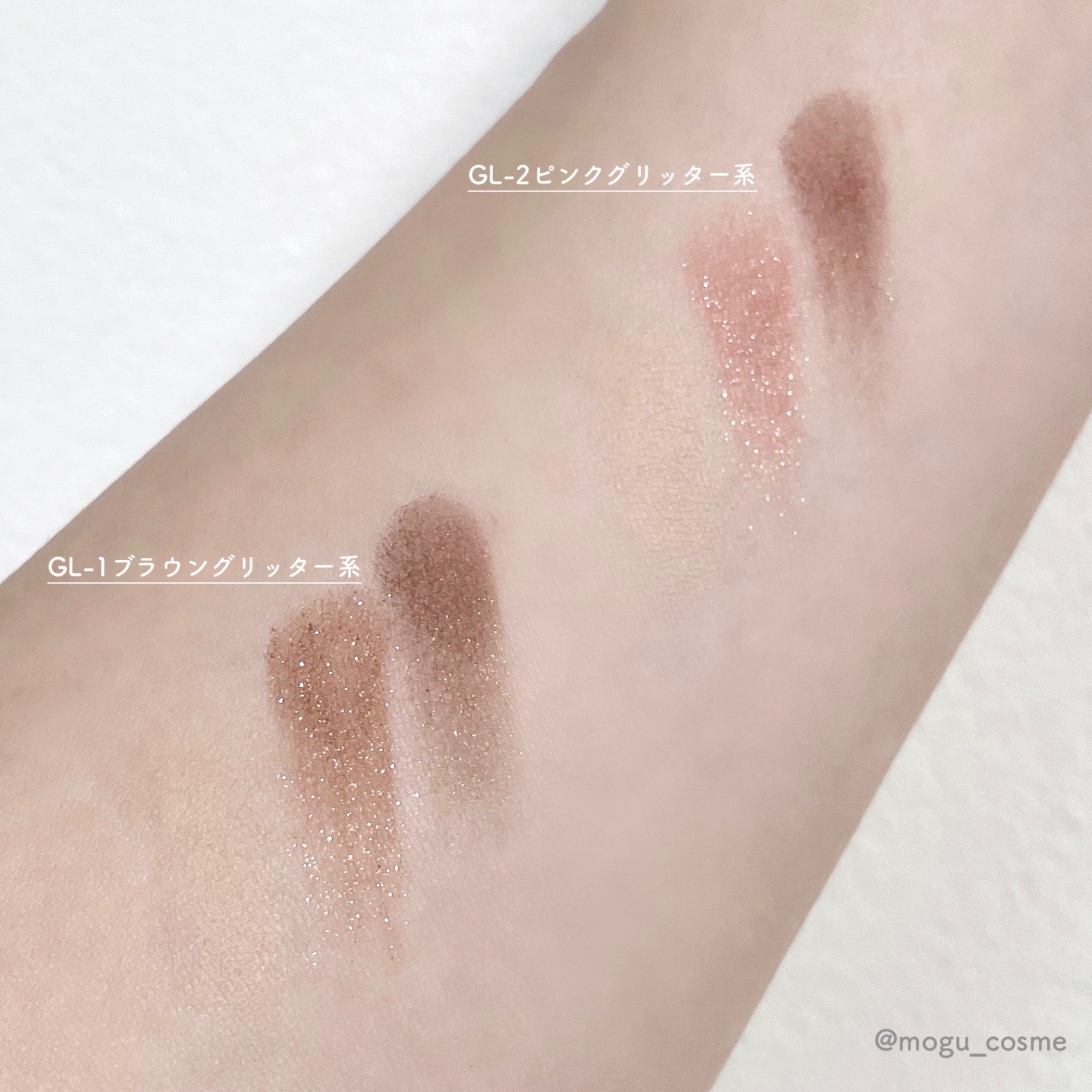 ケイト デザイニングアイブロウ3D GL-2 ピンクグリッター系(グリッター)(レフィル)/KATE/パウダーアイブロウを使ったクチコミ（3枚目）