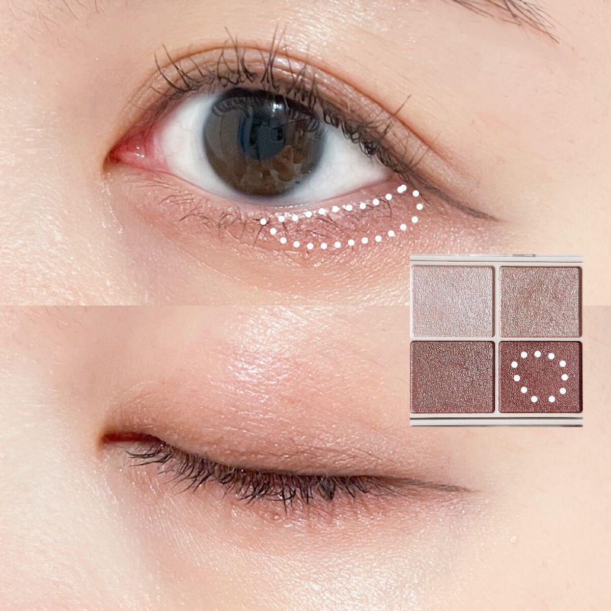 シルキースフレアイズ/キャンメイク/アイシャドウパレット by さき