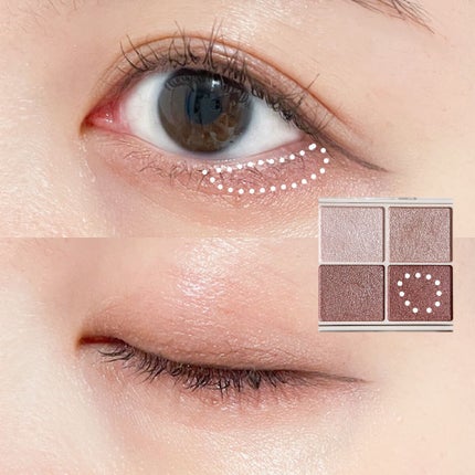 シルキースフレアイズ/キャンメイク/アイシャドウパレットを使ったクチコミ(6枚目)