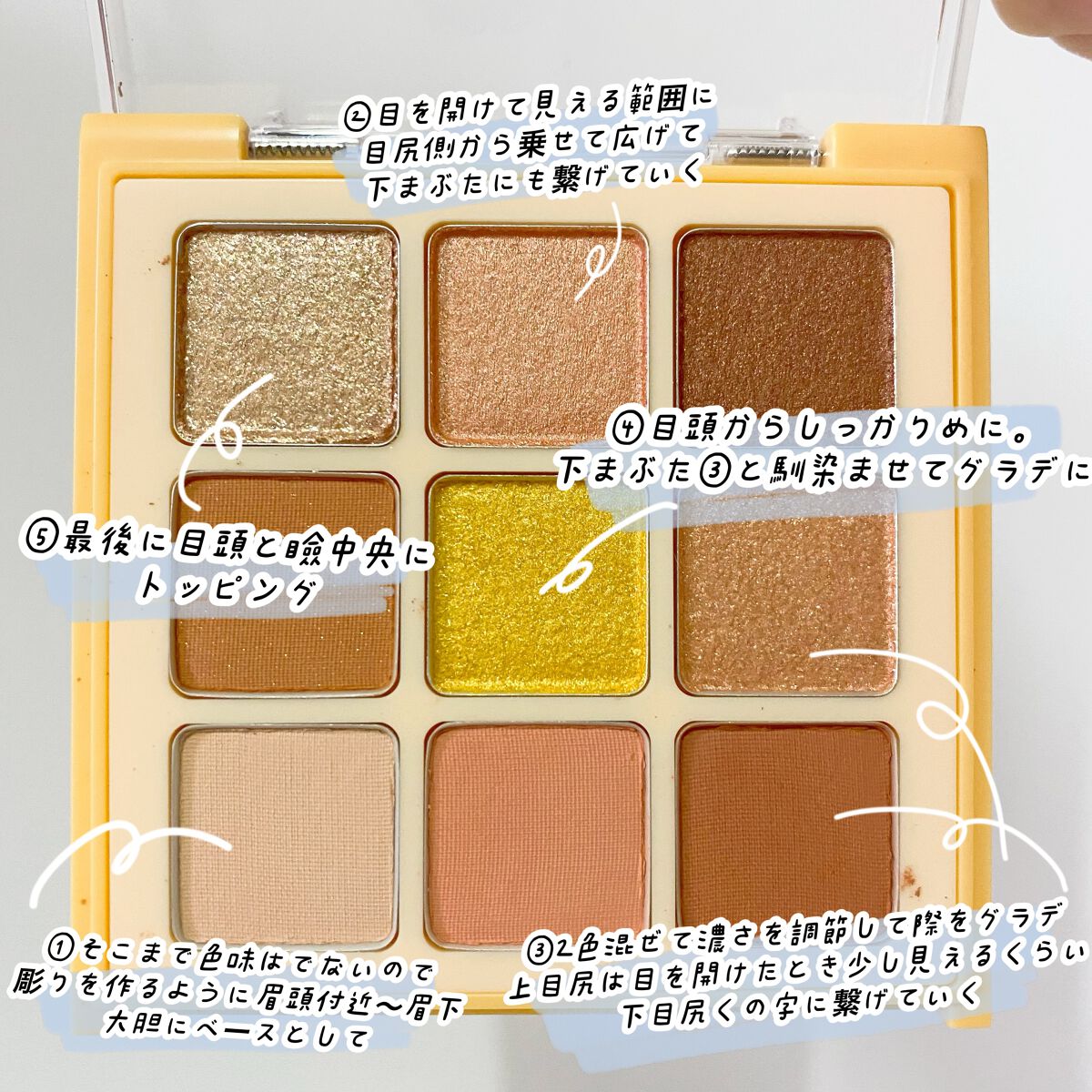 マテリアルカラーパレット/leur charme/アイシャドウパレットを使ったクチコミ（3枚目）